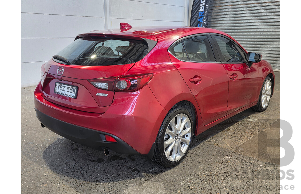 6/2014 Mazda 3 SP25 GT BM 5d Hatchback Red 2.5L