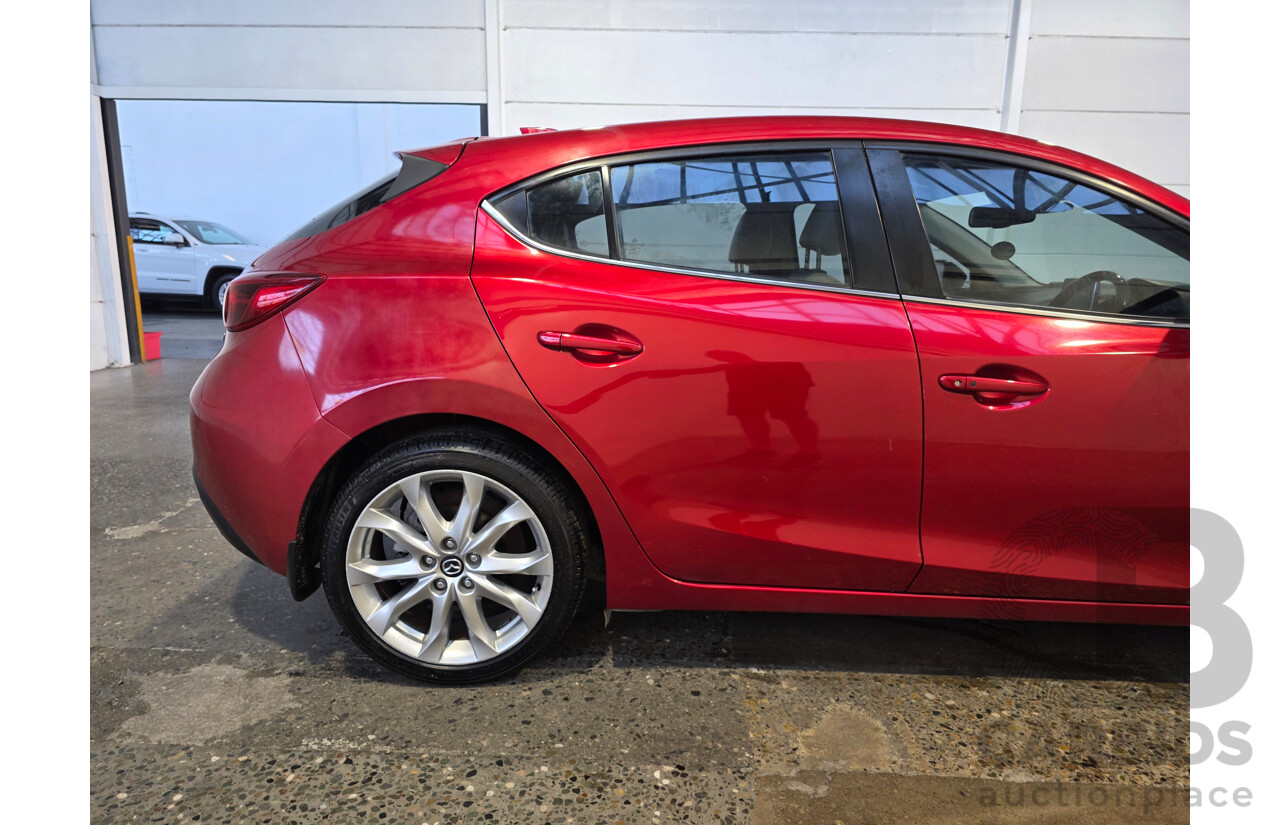 6/2014 Mazda 3 SP25 GT BM 5d Hatchback Red 2.5L