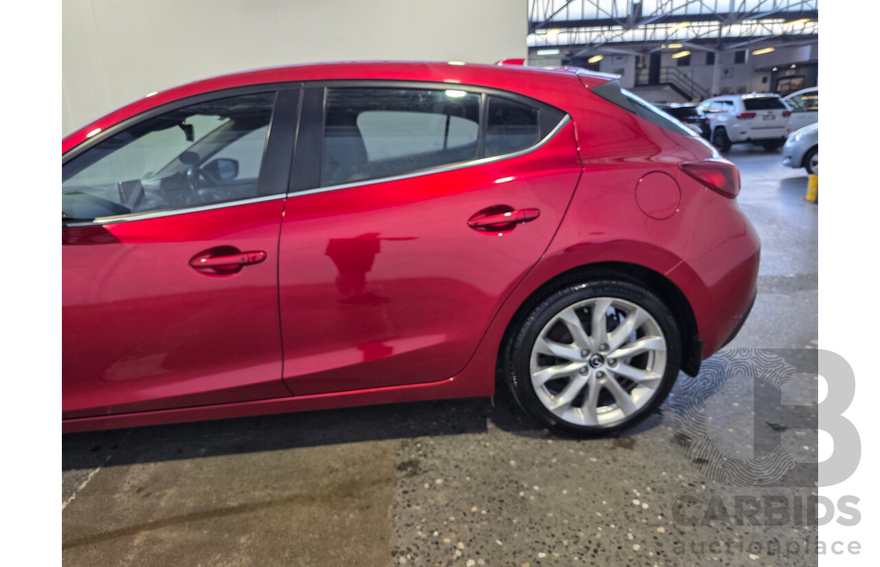 6/2014 Mazda 3 SP25 GT BM 5d Hatchback Red 2.5L