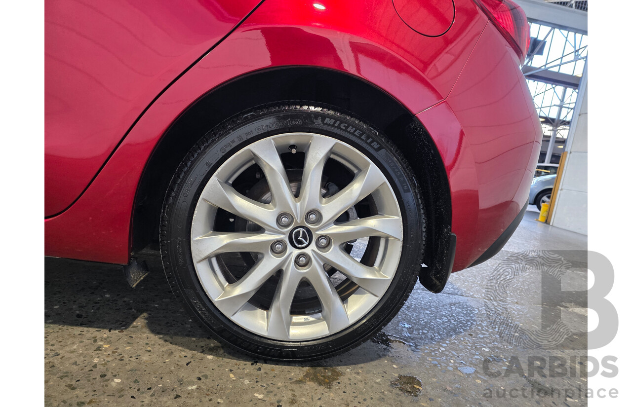 6/2014 Mazda 3 SP25 GT BM 5d Hatchback Red 2.5L