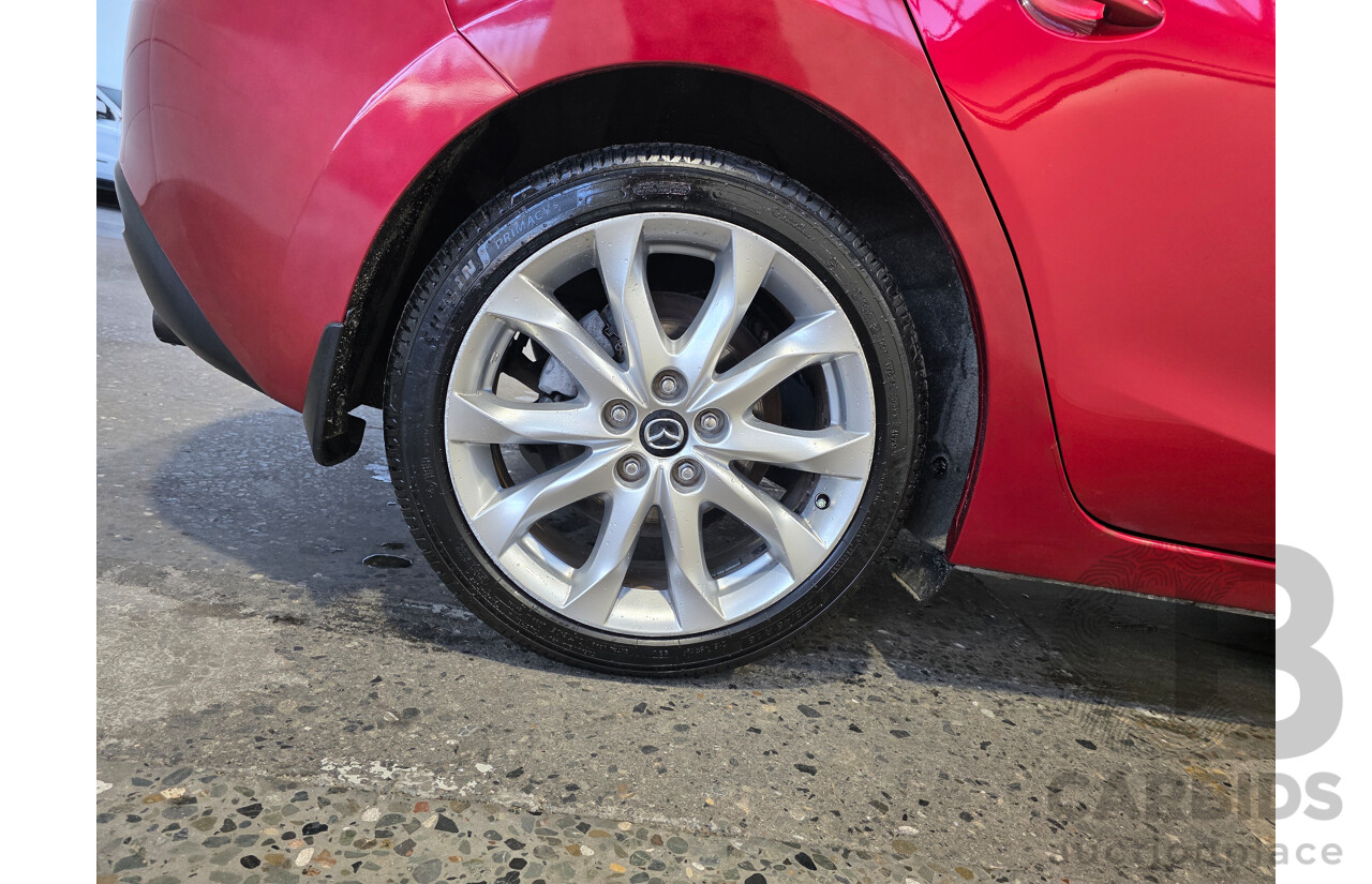 6/2014 Mazda 3 SP25 GT BM 5d Hatchback Red 2.5L