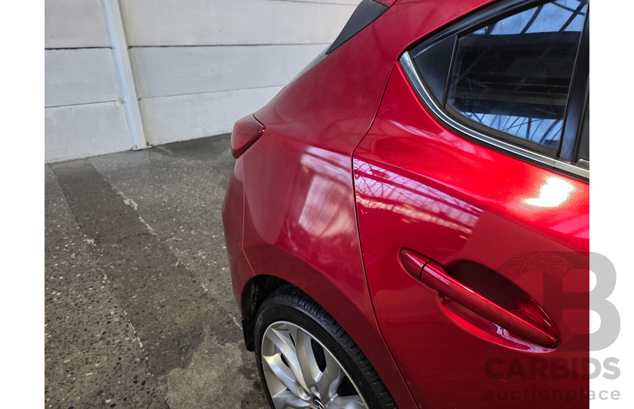 6/2014 Mazda 3 SP25 GT BM 5d Hatchback Red 2.5L