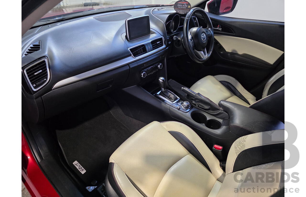 6/2014 Mazda 3 SP25 GT BM 5d Hatchback Red 2.5L