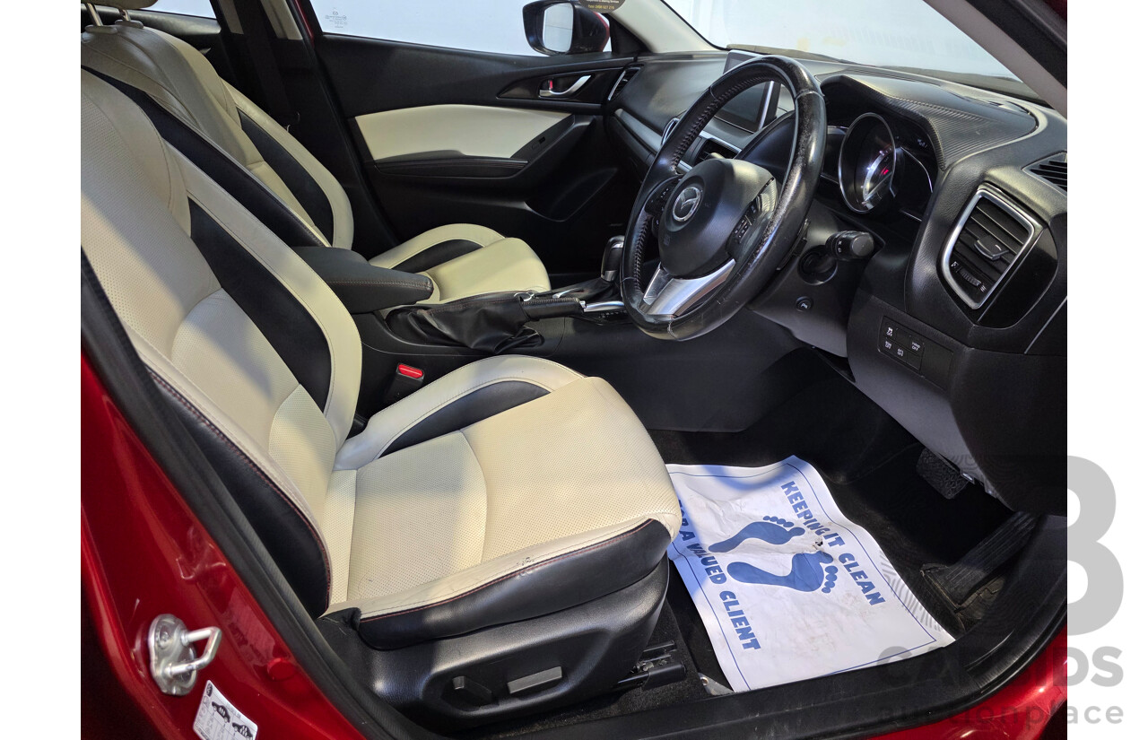 6/2014 Mazda 3 SP25 GT BM 5d Hatchback Red 2.5L
