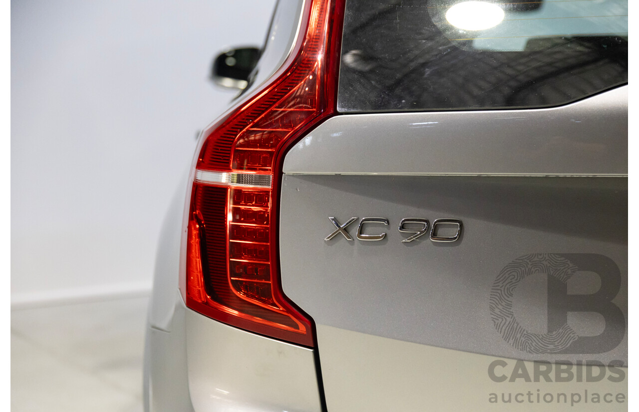 1/2016 Volvo XC90 D5 2.0 Inscription (AWD) 256 MY16 4d Wagon Electric Silver Metallic Turbo Diesel 2.0L