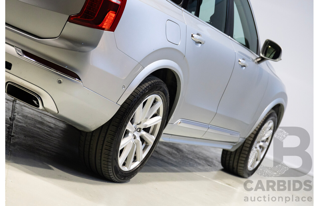 1/2016 Volvo XC90 D5 2.0 Inscription (AWD) 256 MY16 4d Wagon Electric Silver Metallic Turbo Diesel 2.0L