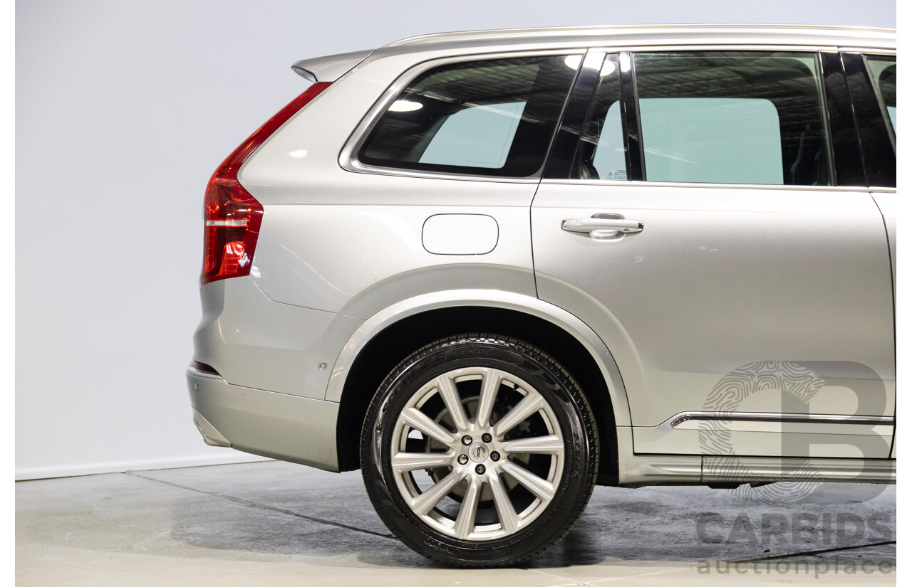 1/2016 Volvo XC90 D5 2.0 Inscription (AWD) 256 MY16 4d Wagon Electric Silver Metallic Turbo Diesel 2.0L