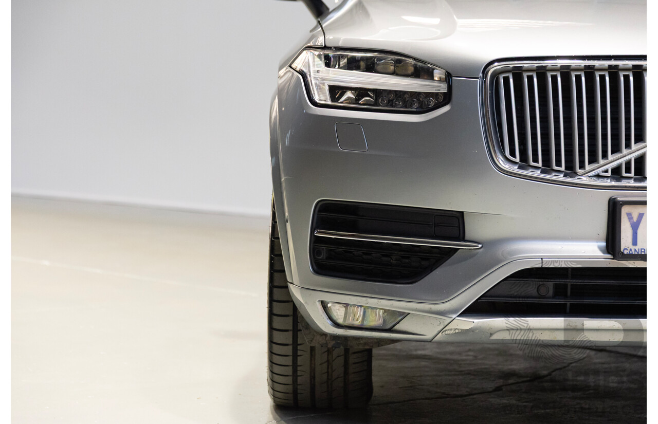 1/2016 Volvo XC90 D5 2.0 Inscription (AWD) 256 MY16 4d Wagon Electric Silver Metallic Turbo Diesel 2.0L