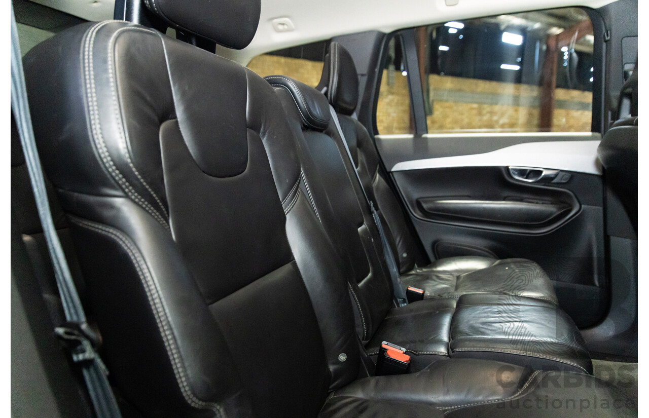 1/2016 Volvo XC90 D5 2.0 Inscription (AWD) 256 MY16 4d Wagon Electric Silver Metallic Turbo Diesel 2.0L