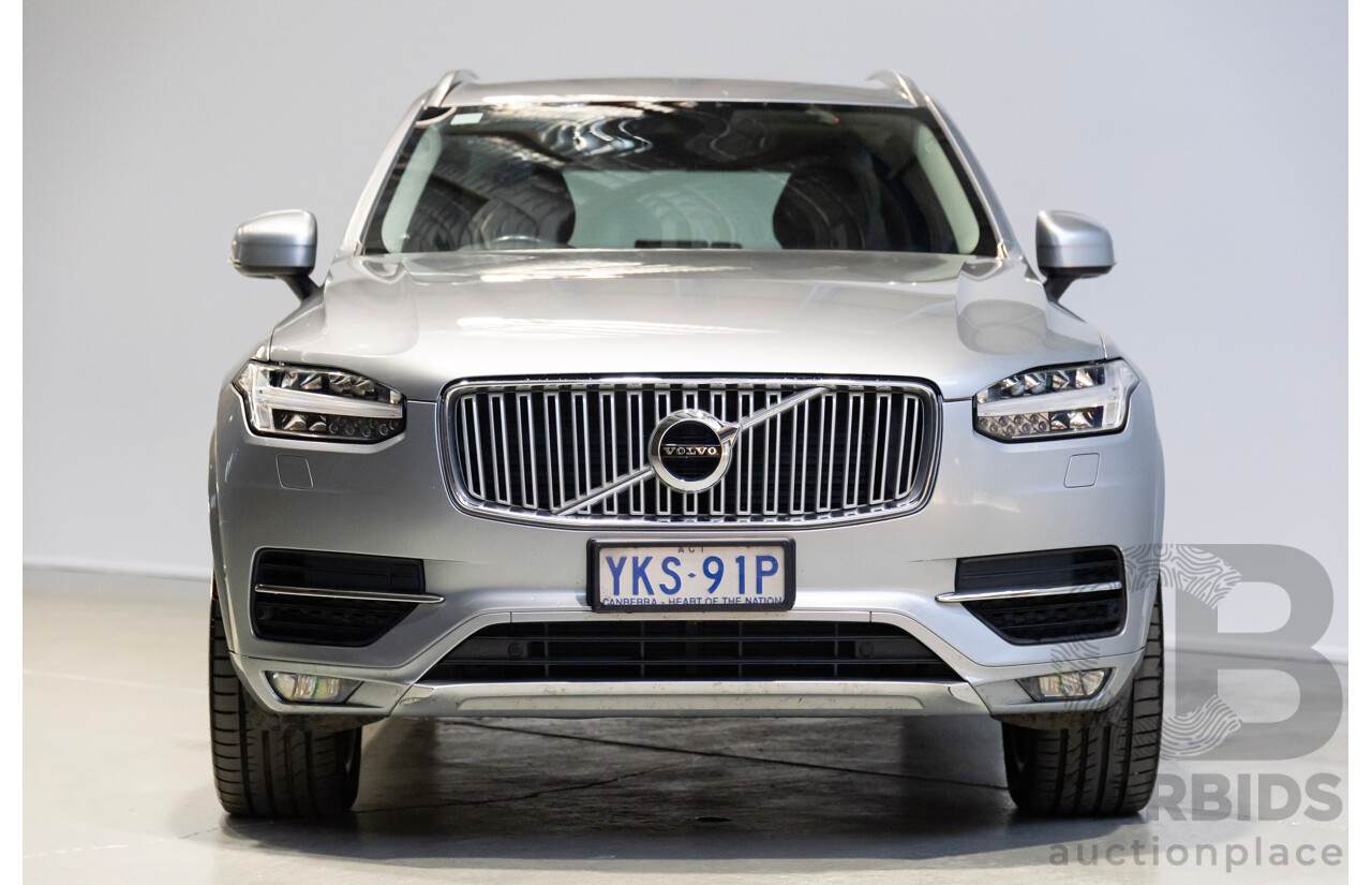 1/2016 Volvo XC90 D5 2.0 Inscription (AWD) 256 MY16 4d Wagon Electric Silver Metallic Turbo Diesel 2.0L
