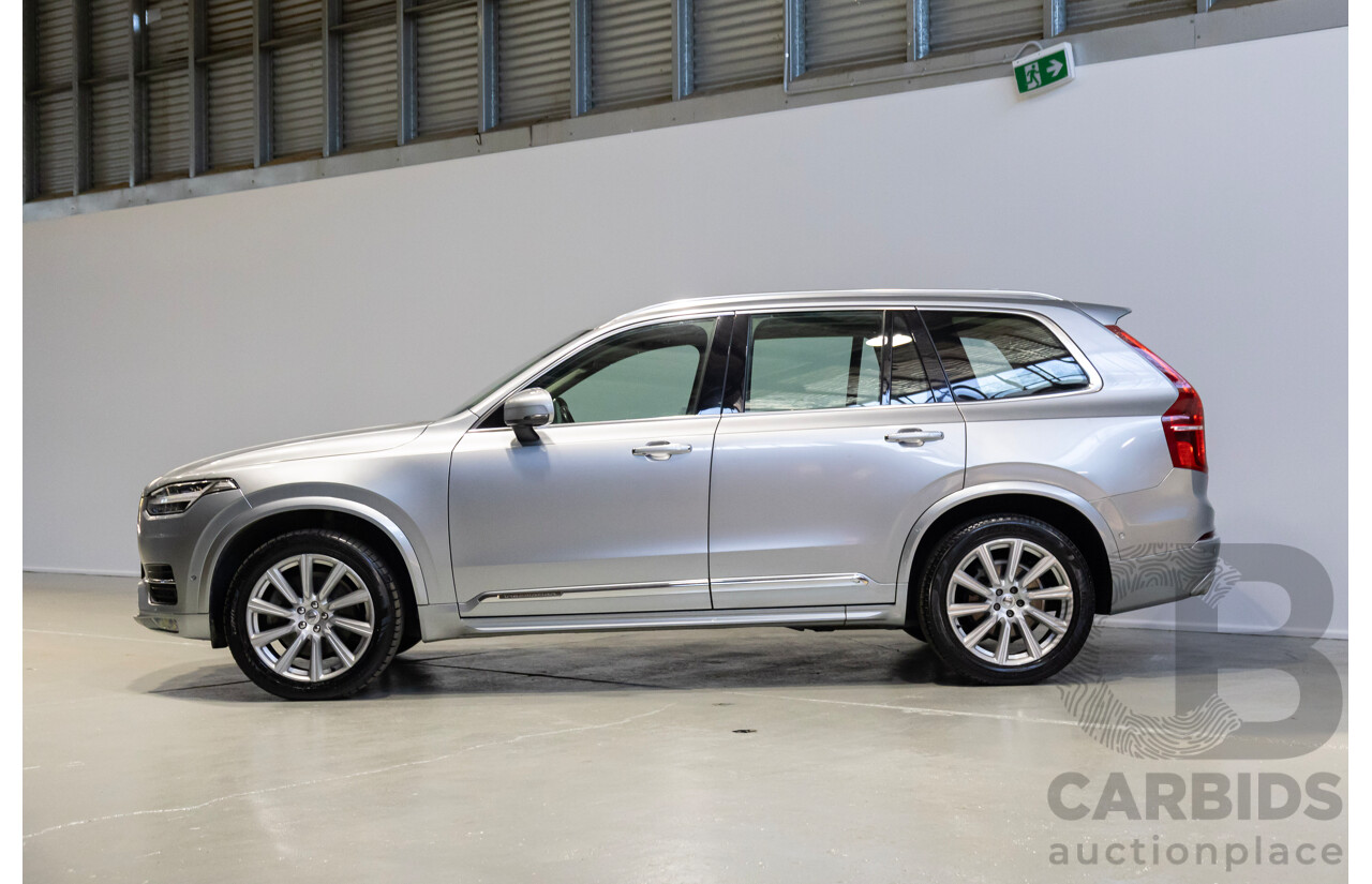 1/2016 Volvo XC90 D5 2.0 Inscription (AWD) 256 MY16 4d Wagon Electric Silver Metallic Turbo Diesel 2.0L
