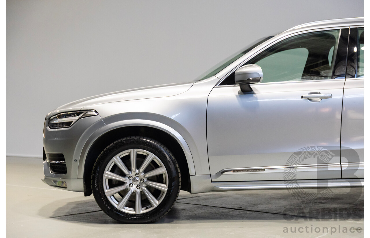 1/2016 Volvo XC90 D5 2.0 Inscription (AWD) 256 MY16 4d Wagon Electric Silver Metallic Turbo Diesel 2.0L