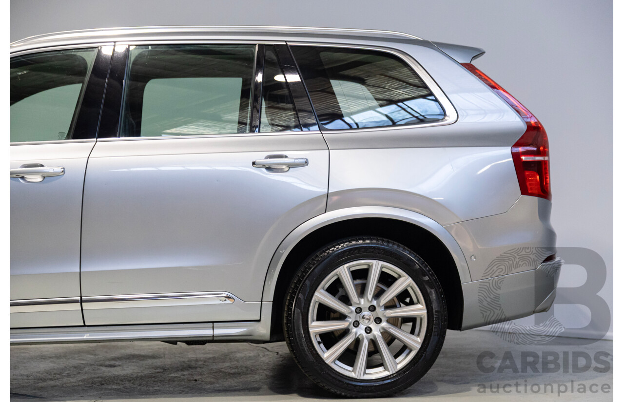 1/2016 Volvo XC90 D5 2.0 Inscription (AWD) 256 MY16 4d Wagon Electric Silver Metallic Turbo Diesel 2.0L