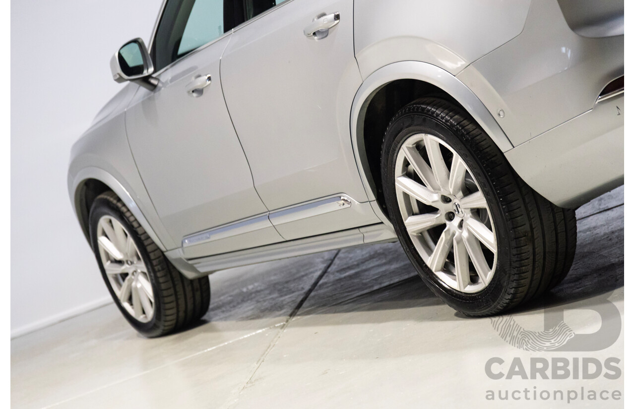 1/2016 Volvo XC90 D5 2.0 Inscription (AWD) 256 MY16 4d Wagon Electric Silver Metallic Turbo Diesel 2.0L