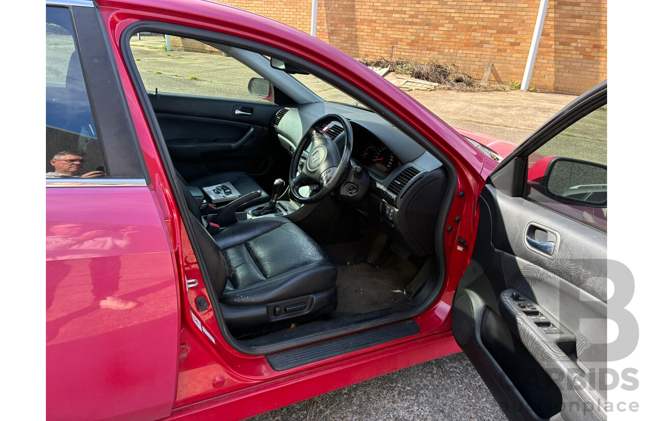 9/2006 Honda Accord Euro Luxury MY06 Upgrade 4d Sedan Red 2.4L