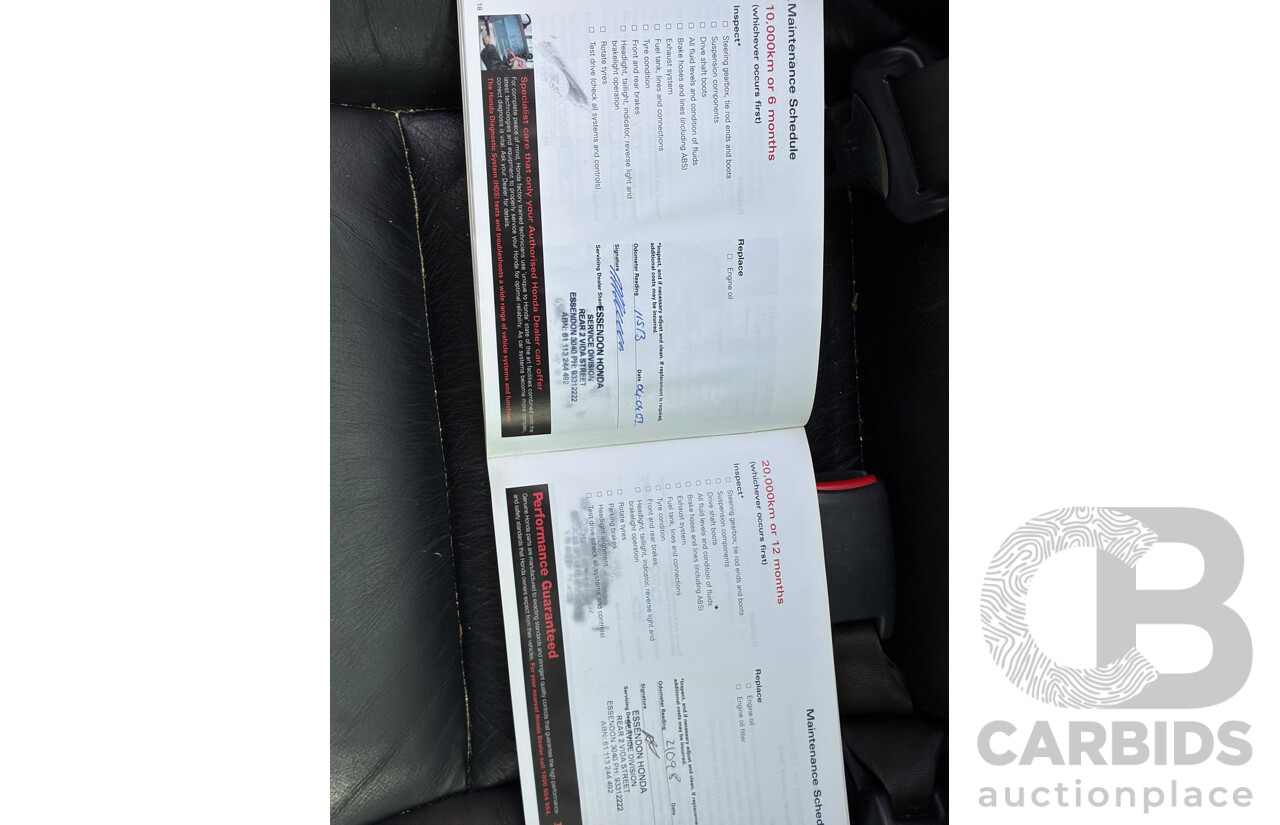 9/2006 Honda Accord Euro Luxury MY06 Upgrade 4d Sedan Red 2.4L