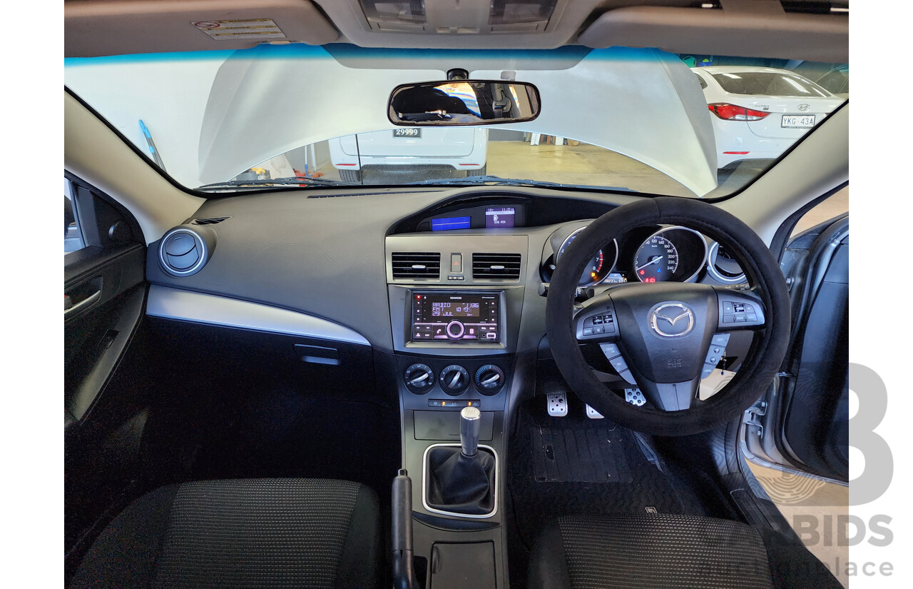 09/2011 Mazda Mazda3 NEO BL 10 UPGRADE 5d Hatchback Silver 2.0L