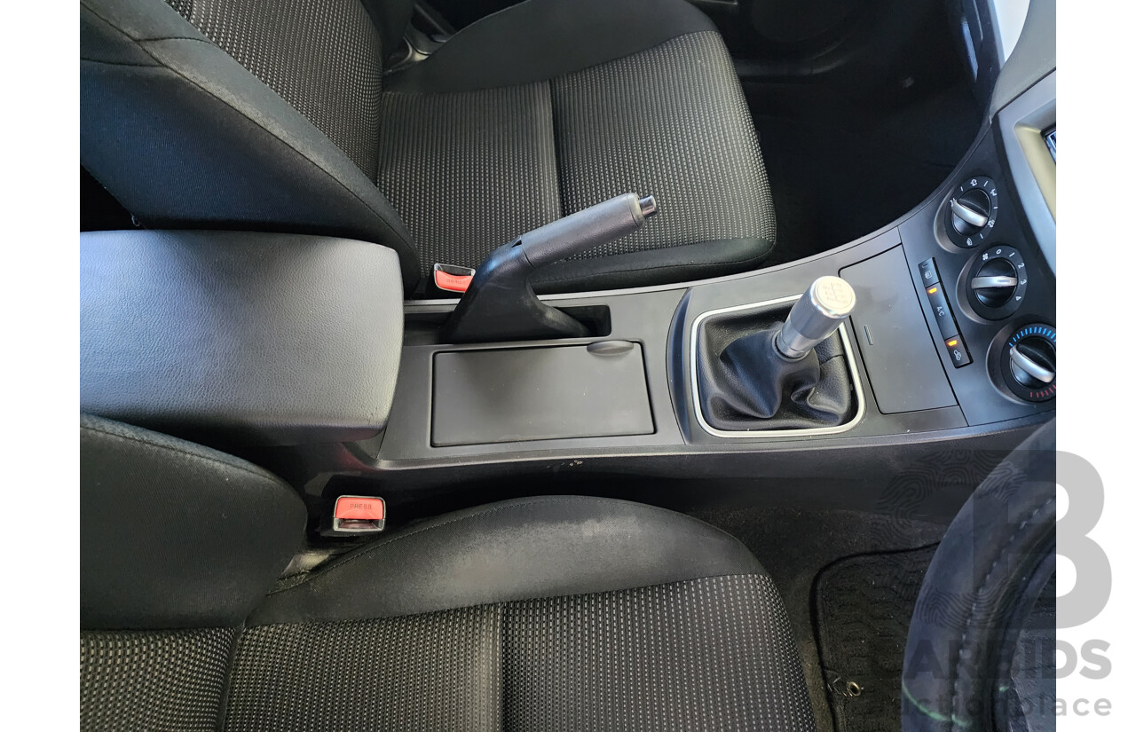 09/2011 Mazda Mazda3 NEO BL 10 UPGRADE 5d Hatchback Silver 2.0L