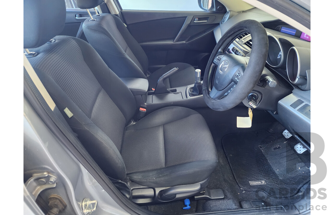 09/2011 Mazda Mazda3 NEO BL 10 UPGRADE 5d Hatchback Silver 2.0L