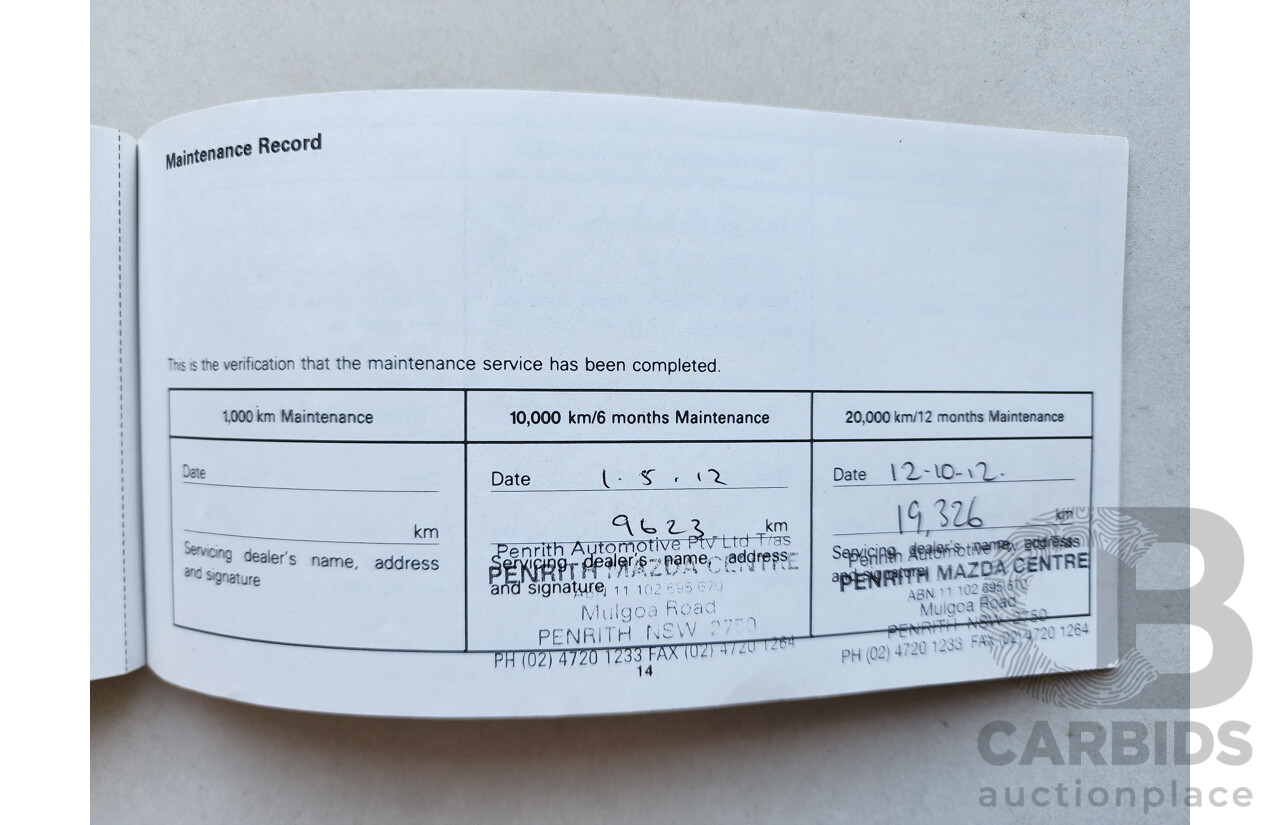 09/2011 Mazda Mazda3 NEO BL 10 UPGRADE 5d Hatchback Silver 2.0L