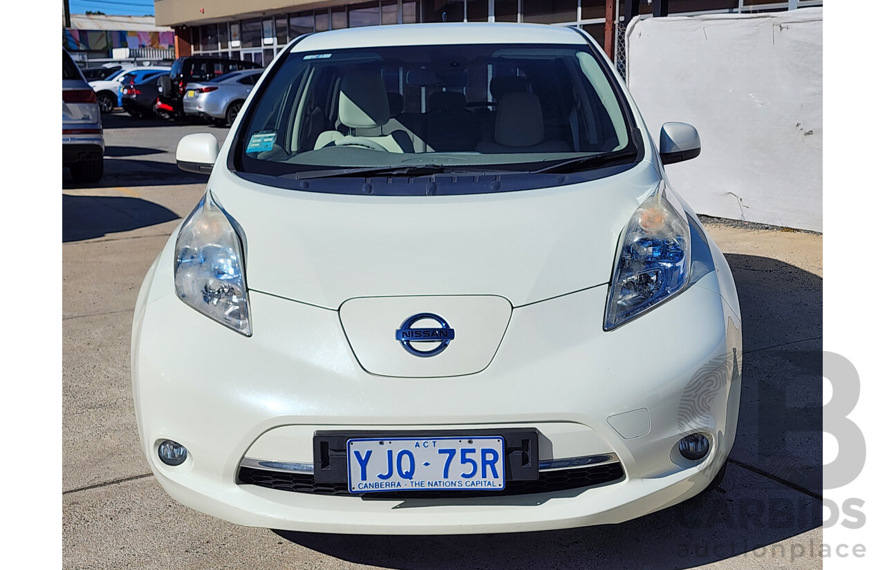 08/2013 Nissan Leaf  ZE0 5d Hatchback White 0.0
