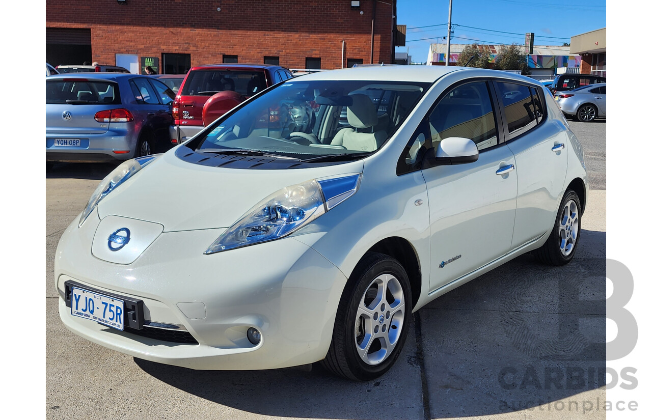 08/2013 Nissan Leaf  ZE0 5d Hatchback White 0.0
