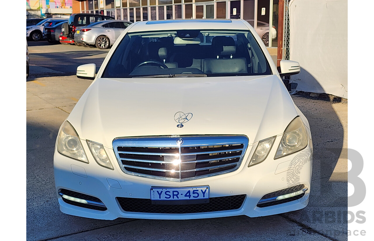 09/2011 Mercedes-Benz E250 CDI Avantgarde 212 MY11 UPGRADE 4d Sedan White 2.1L