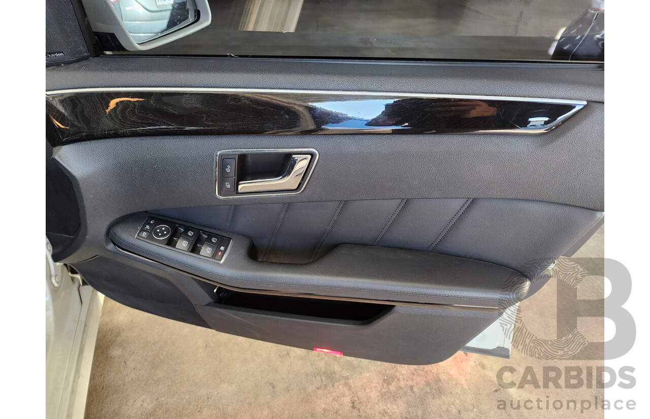 09/2011 Mercedes-Benz E250 CDI Avantgarde 212 MY11 UPGRADE 4d Sedan White 2.1L