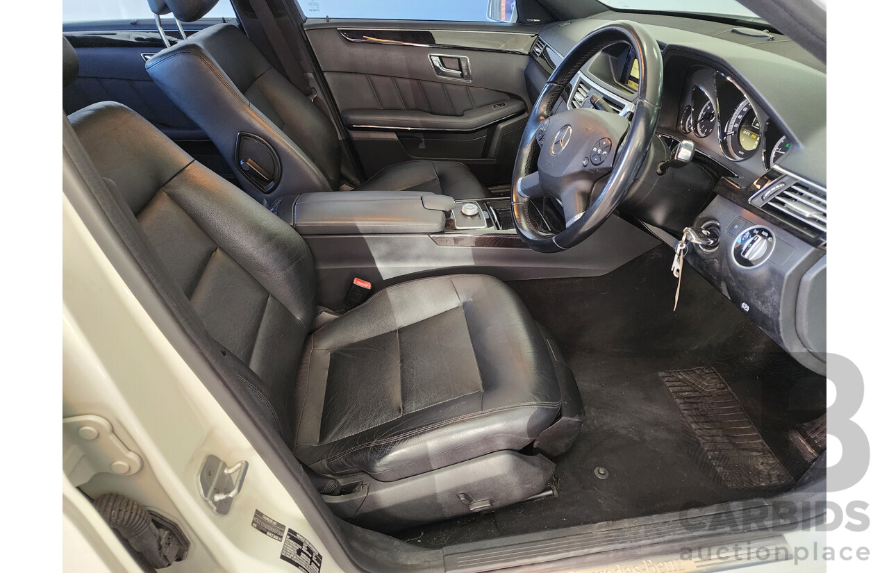 09/2011 Mercedes-Benz E250 CDI Avantgarde 212 MY11 UPGRADE 4d Sedan White 2.1L