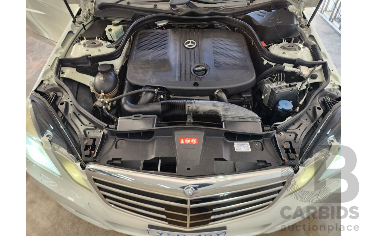 09/2011 Mercedes-Benz E250 CDI Avantgarde 212 MY11 UPGRADE 4d Sedan White 2.1L