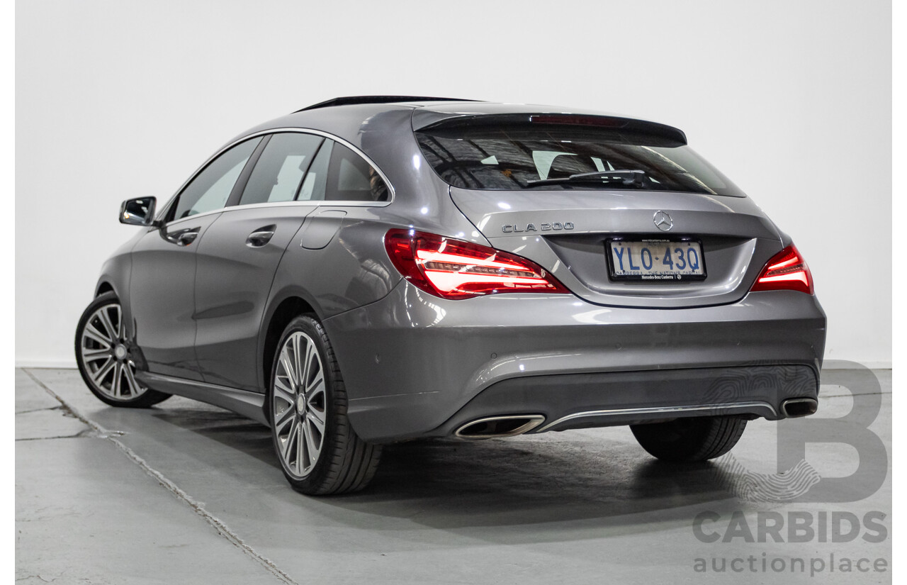 8/2016 Mercedes-Benz CLA 200 117 4d Wagon Mountain Grey Metallic Turbo 1.6L