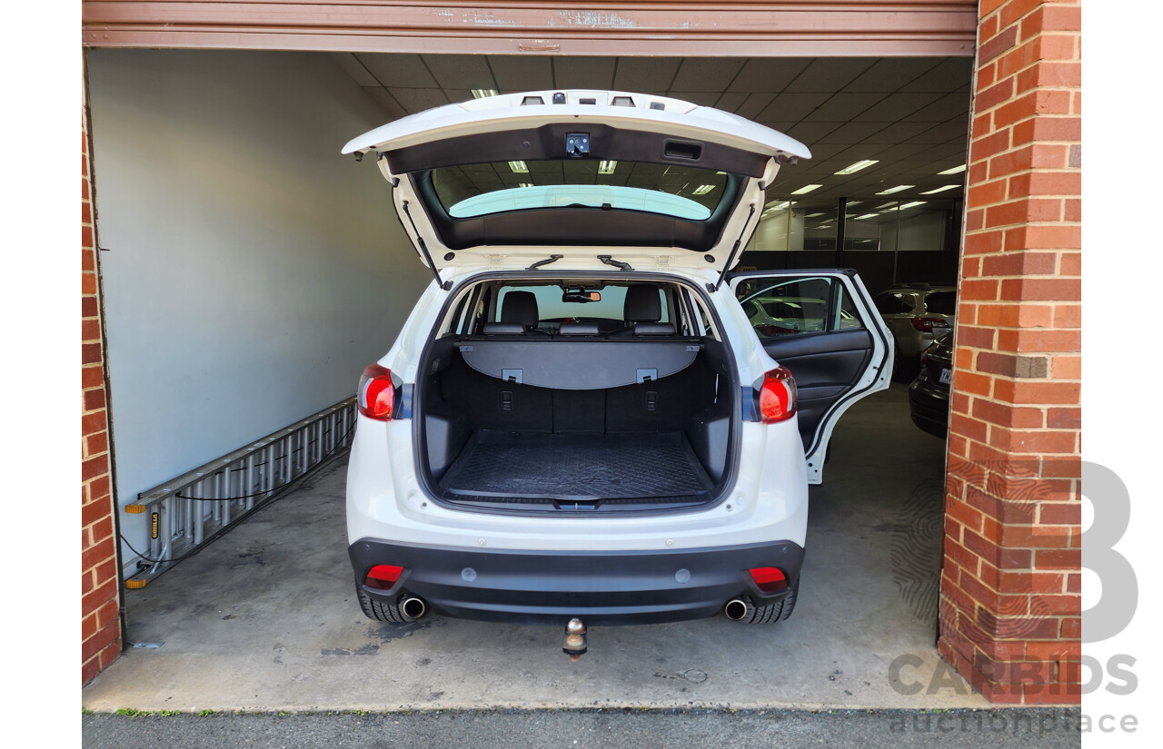 09/2013 Mazda Cx-5 Grand Tourer (4x4) MY13 4d Wagon White 2.2L