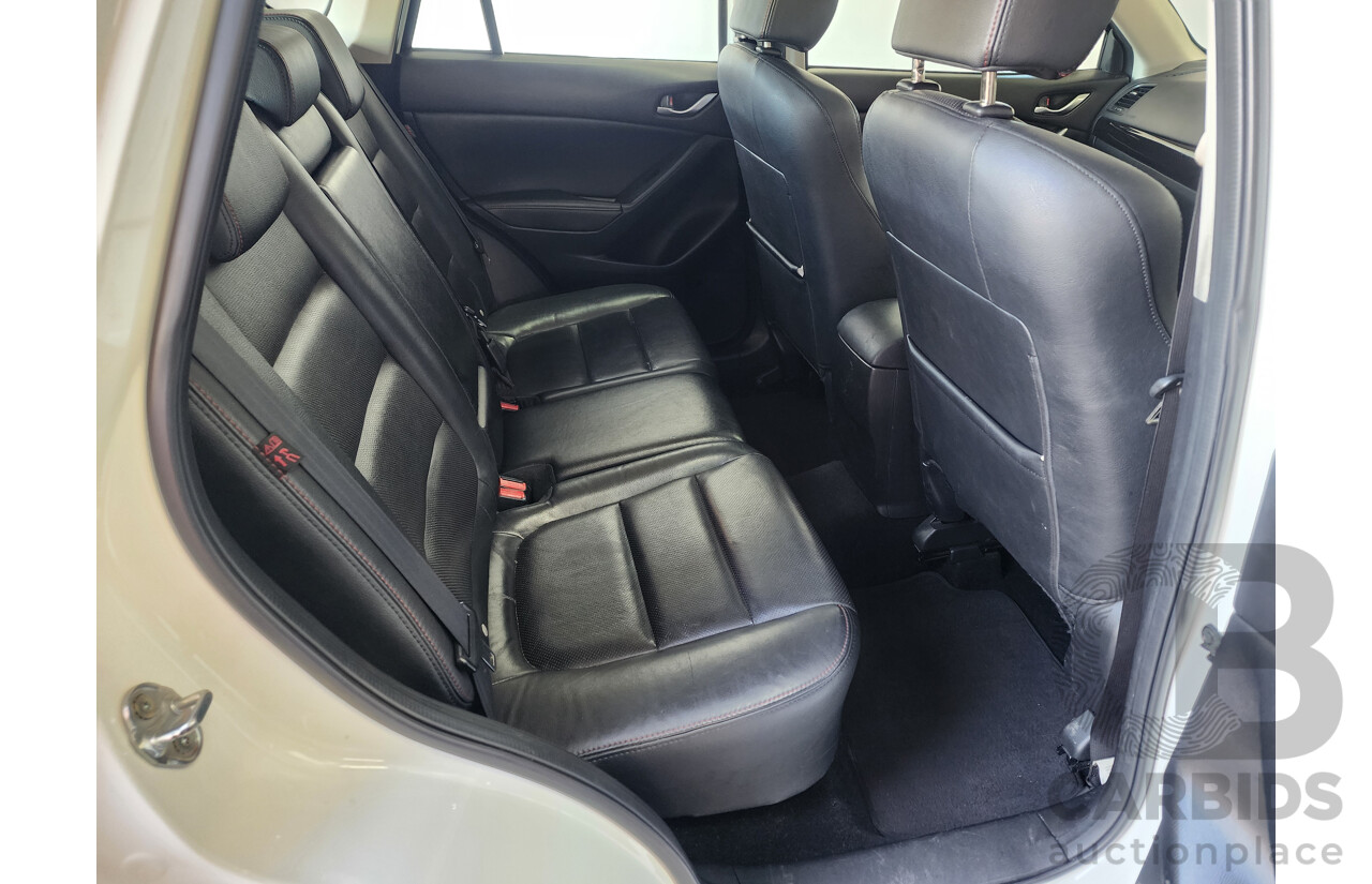 09/2013 Mazda Cx-5 Grand Tourer (4x4) MY13 4d Wagon White 2.2L
