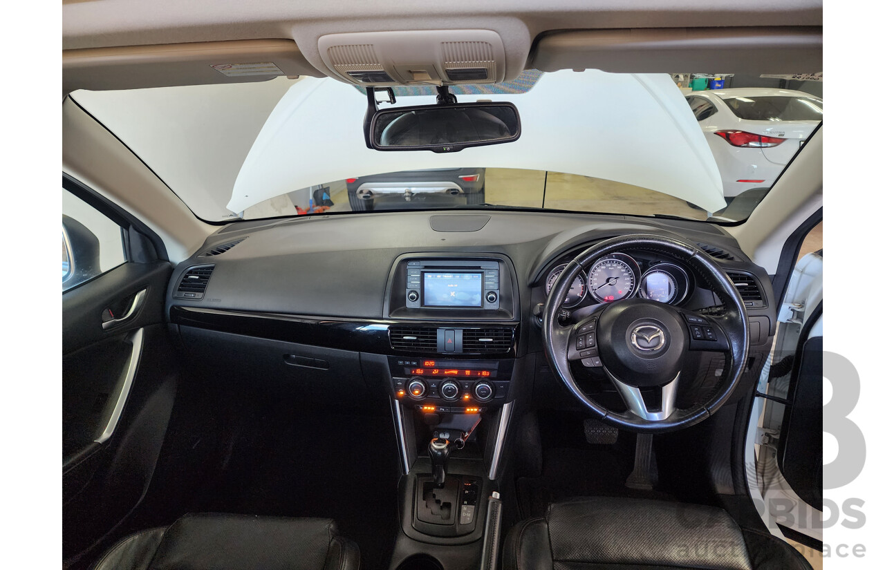 09/2013 Mazda Cx-5 Grand Tourer (4x4) MY13 4d Wagon White 2.2L