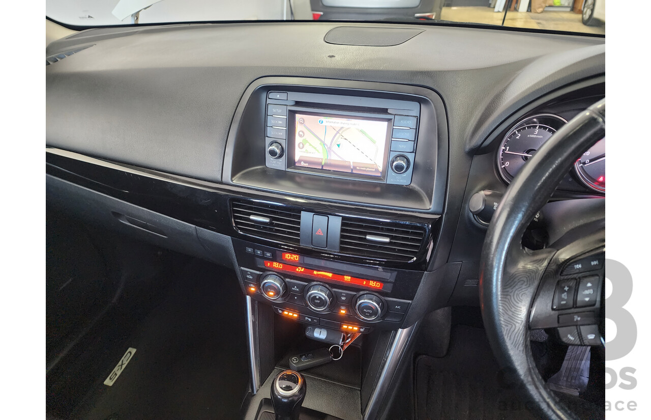 09/2013 Mazda Cx-5 Grand Tourer (4x4) MY13 4d Wagon White 2.2L