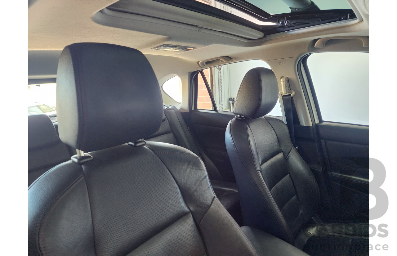 09/2013 Mazda Cx-5 Grand Tourer (4x4) MY13 4d Wagon White 2.2L