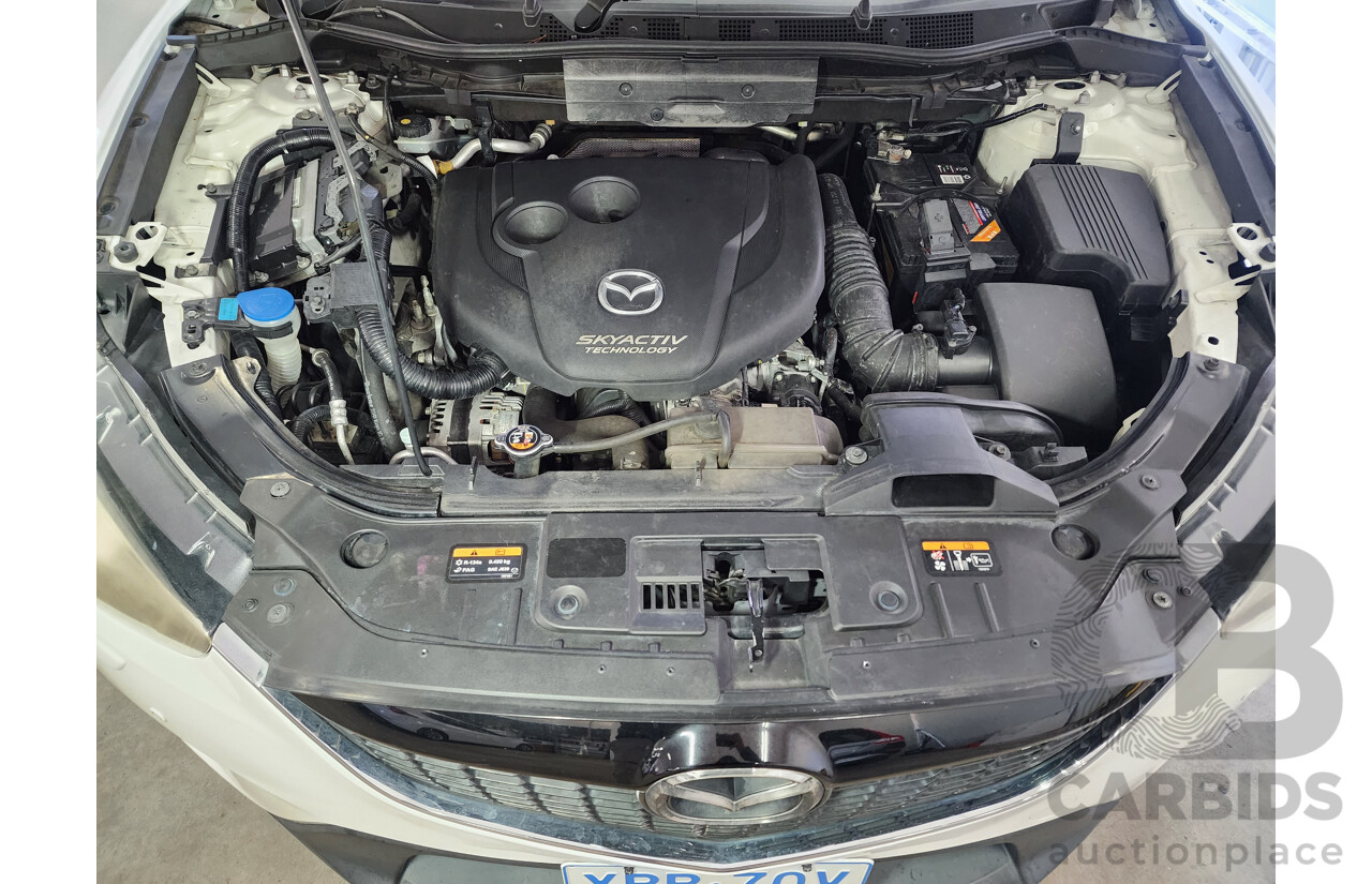 09/2013 Mazda Cx-5 Grand Tourer (4x4) MY13 4d Wagon White 2.2L