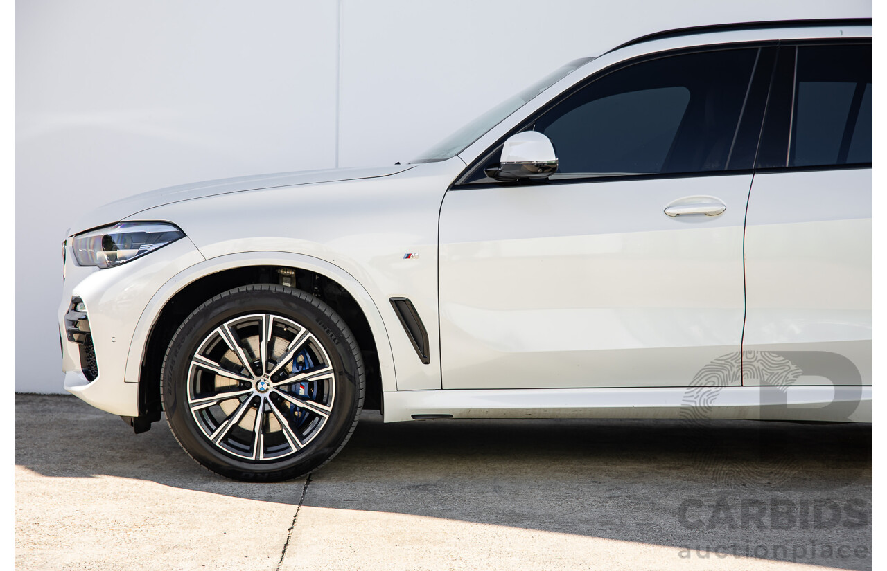 11/2020 BMW X5 xDrive 30d M-Sport Package (AWD) G05 MY21 4d Wagon Mineral White Metallic Turbo Diesel 3.0L