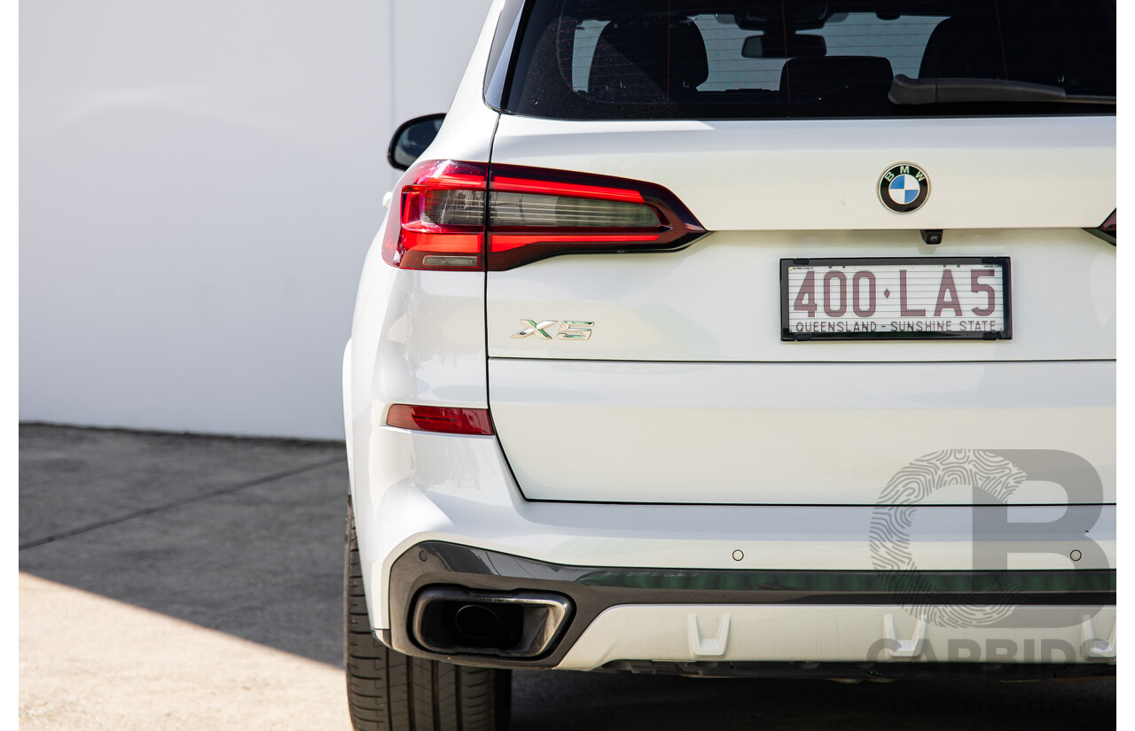 11/2020 BMW X5 xDrive 30d M-Sport Package (AWD) G05 MY21 4d Wagon Mineral White Metallic Turbo Diesel 3.0L
