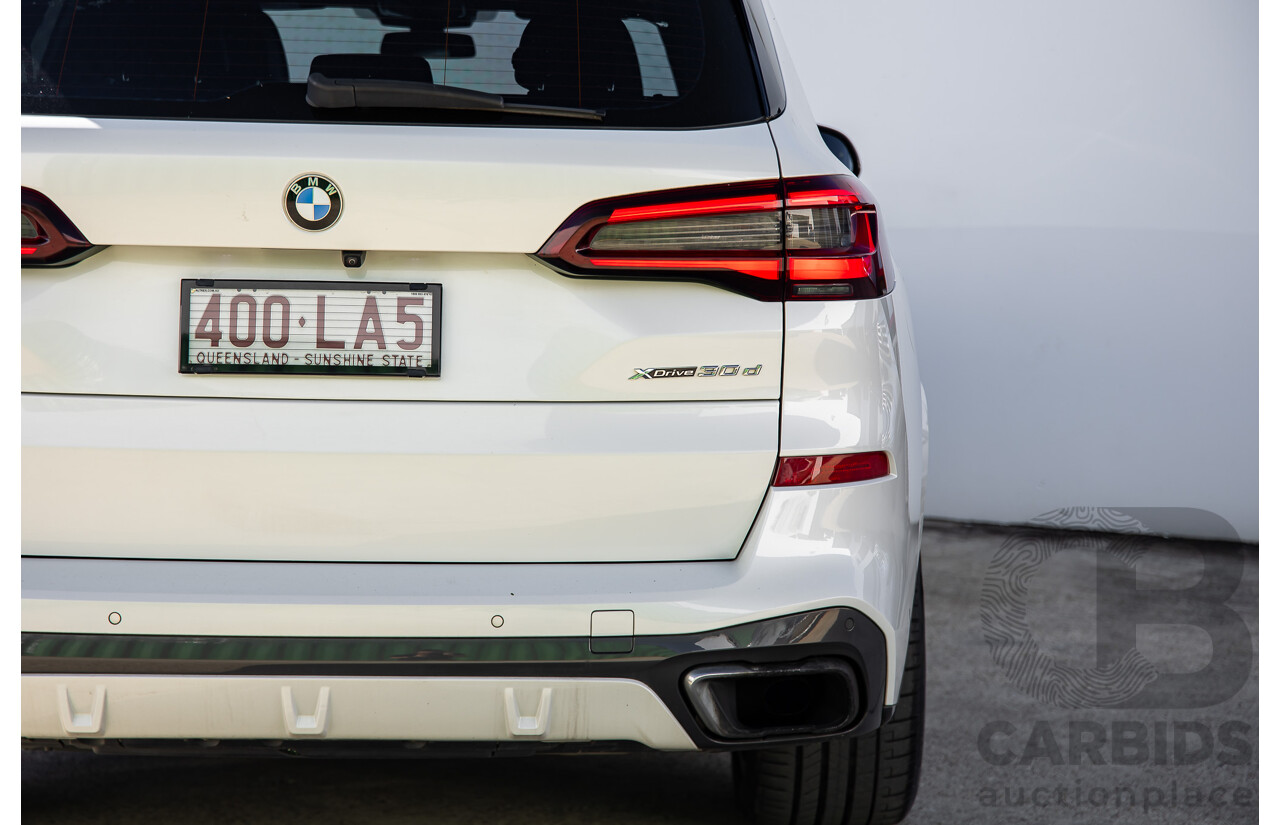 11/2020 BMW X5 xDrive 30d M-Sport Package (AWD) G05 MY21 4d Wagon Mineral White Metallic Turbo Diesel 3.0L