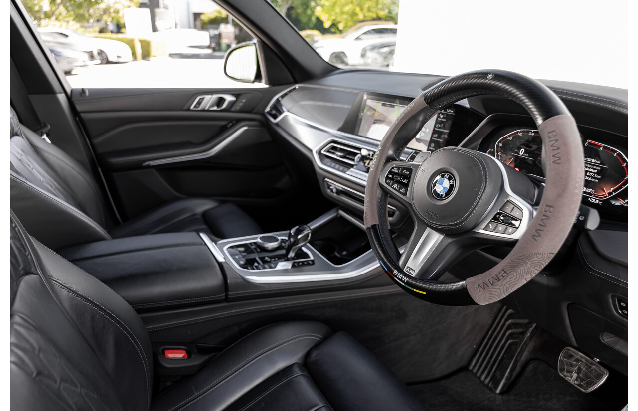 11/2020 BMW X5 xDrive 30d M-Sport Package (AWD) G05 MY21 4d Wagon Mineral White Metallic Turbo Diesel 3.0L