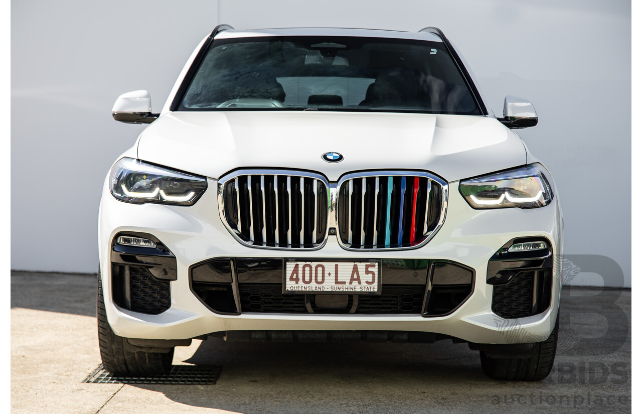 11/2020 BMW X5 xDrive 30d M-Sport Package (AWD) G05 MY21 4d Wagon Mineral White Metallic Turbo Diesel 3.0L