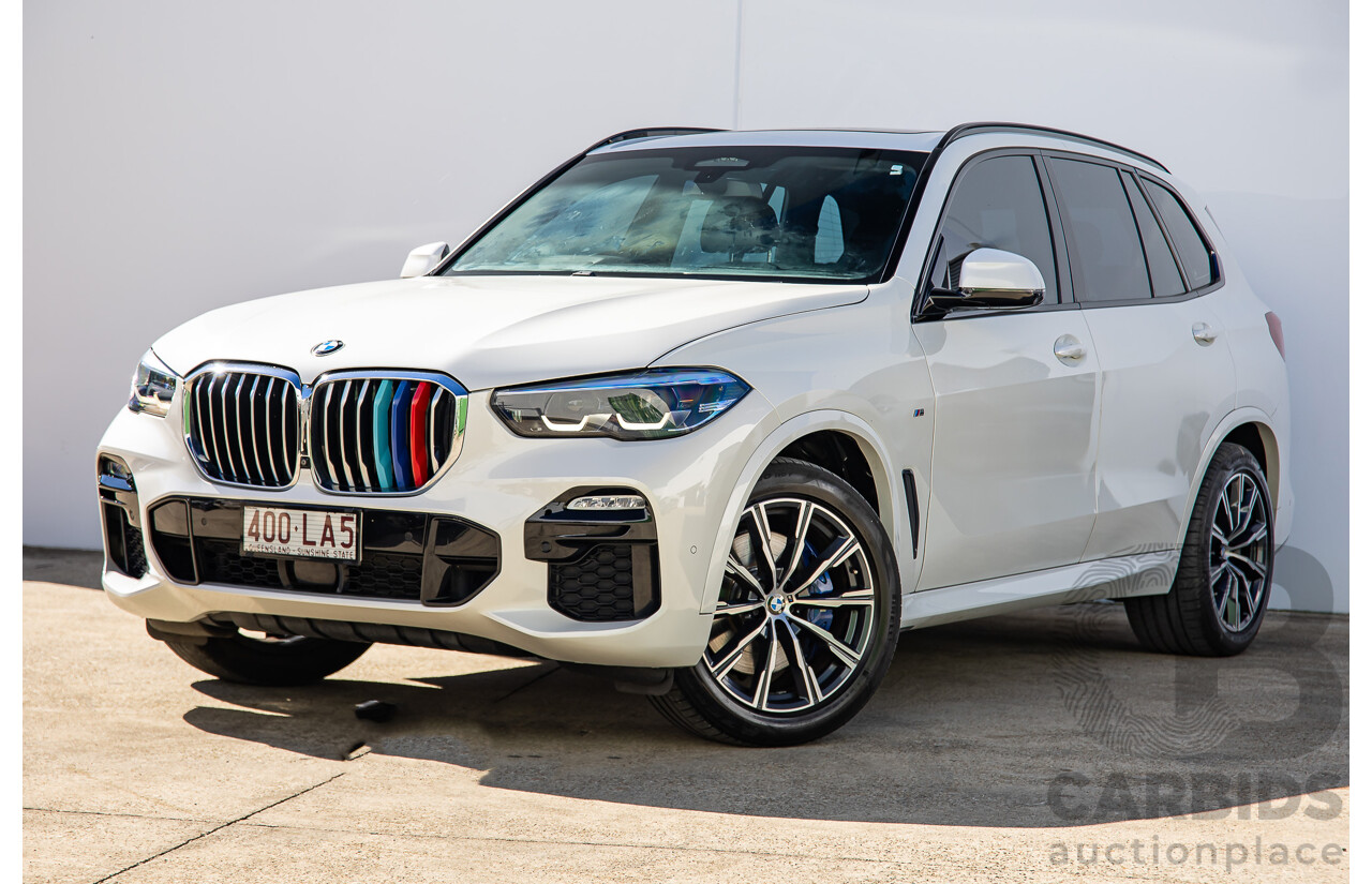 11/2020 BMW X5 xDrive 30d M-Sport Package (AWD) G05 MY21 4d Wagon Mineral White Metallic Turbo Diesel 3.0L