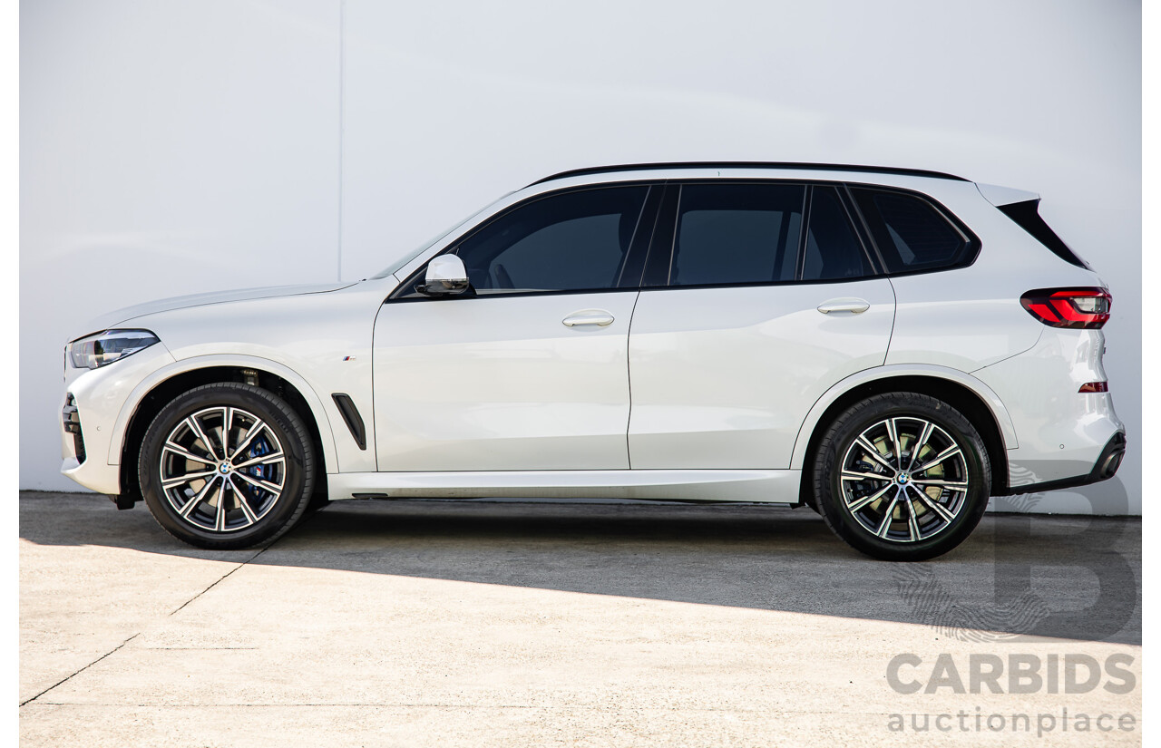 11/2020 BMW X5 xDrive 30d M-Sport Package (AWD) G05 MY21 4d Wagon Mineral White Metallic Turbo Diesel 3.0L