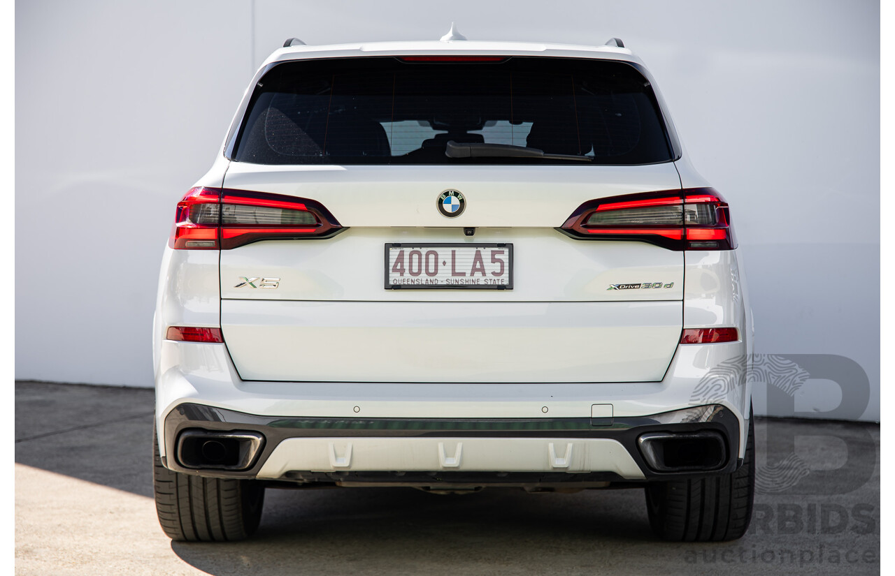 11/2020 BMW X5 xDrive 30d M-Sport Package (AWD) G05 MY21 4d Wagon Mineral White Metallic Turbo Diesel 3.0L