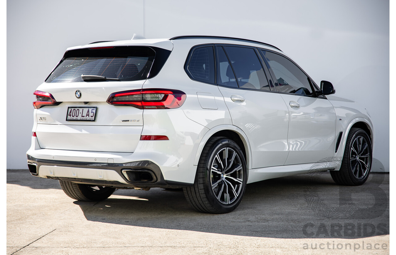 11/2020 BMW X5 xDrive 30d M-Sport Package (AWD) G05 MY21 4d Wagon Mineral White Metallic Turbo Diesel 3.0L