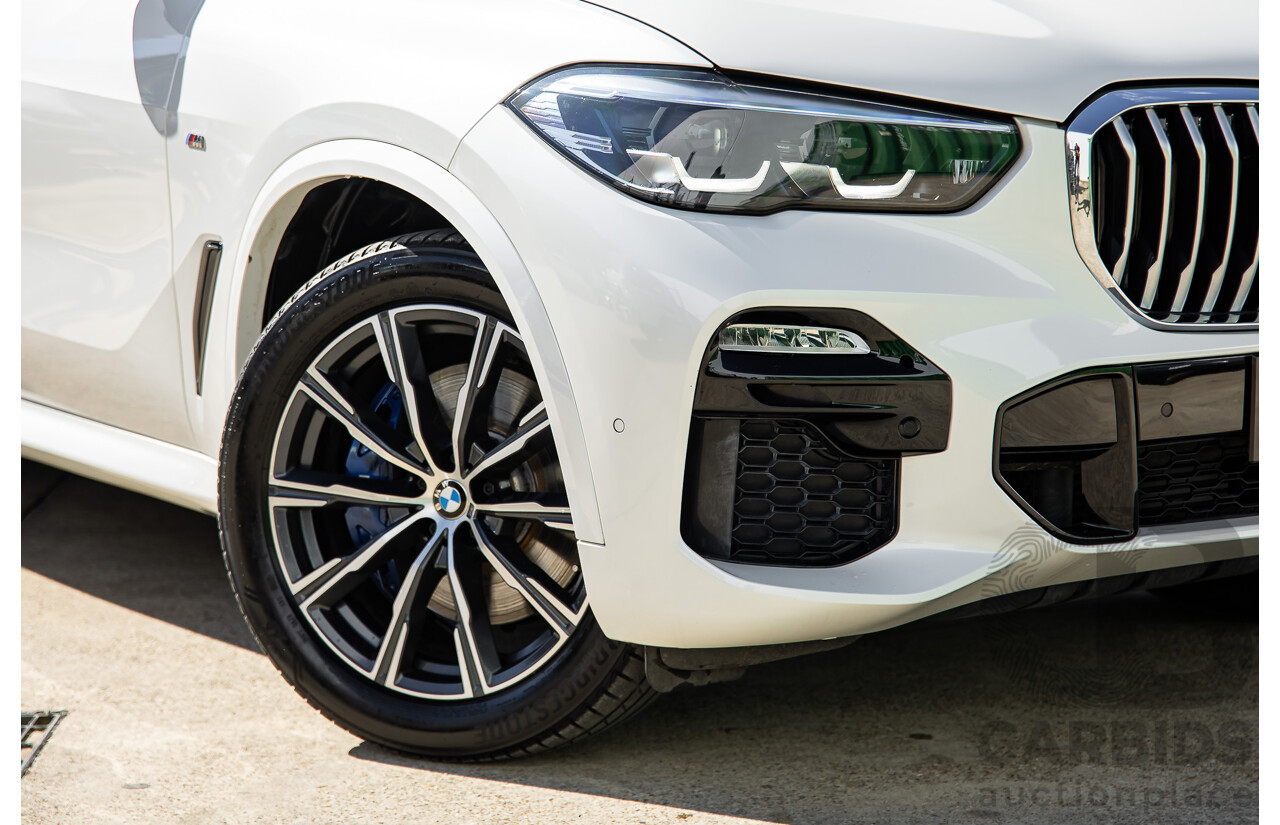 11/2020 BMW X5 xDrive 30d M-Sport Package (AWD) G05 MY21 4d Wagon Mineral White Metallic Turbo Diesel 3.0L
