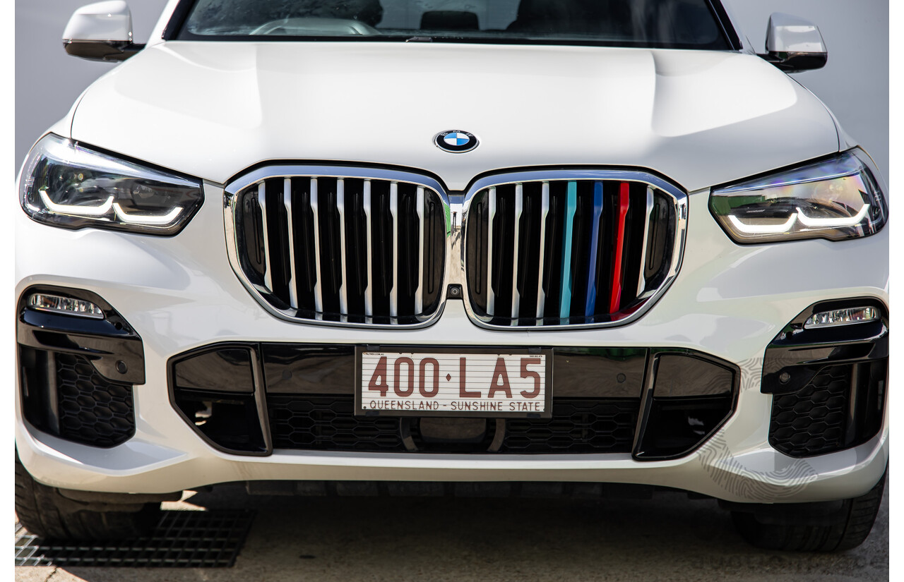 11/2020 BMW X5 xDrive 30d M-Sport Package (AWD) G05 MY21 4d Wagon Mineral White Metallic Turbo Diesel 3.0L