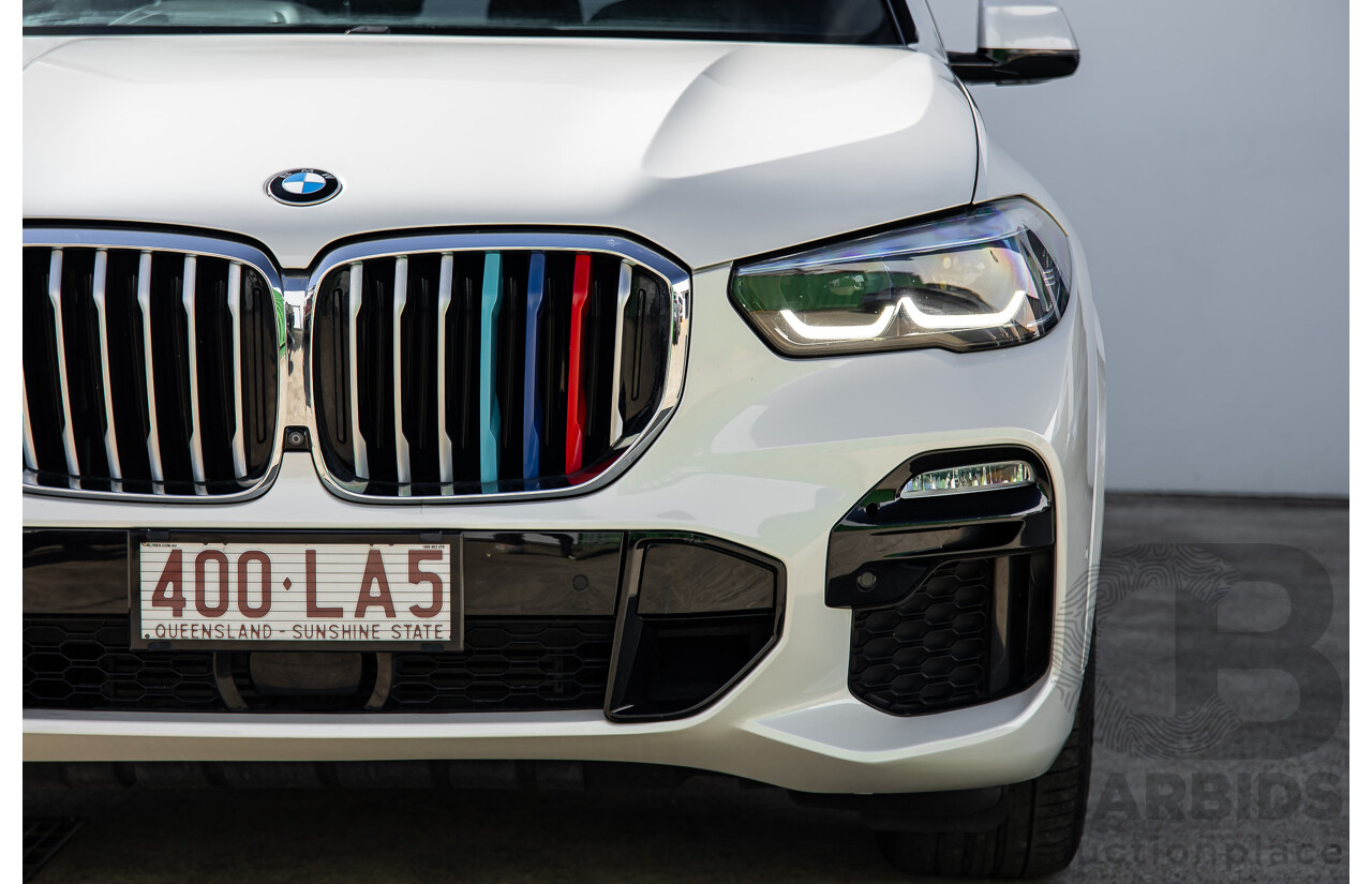 11/2020 BMW X5 xDrive 30d M-Sport Package (AWD) G05 MY21 4d Wagon Mineral White Metallic Turbo Diesel 3.0L