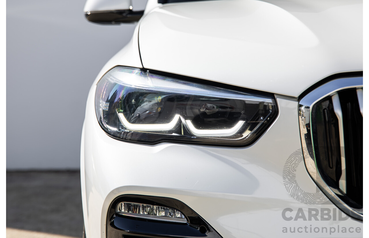 11/2020 BMW X5 xDrive 30d M-Sport Package (AWD) G05 MY21 4d Wagon Mineral White Metallic Turbo Diesel 3.0L